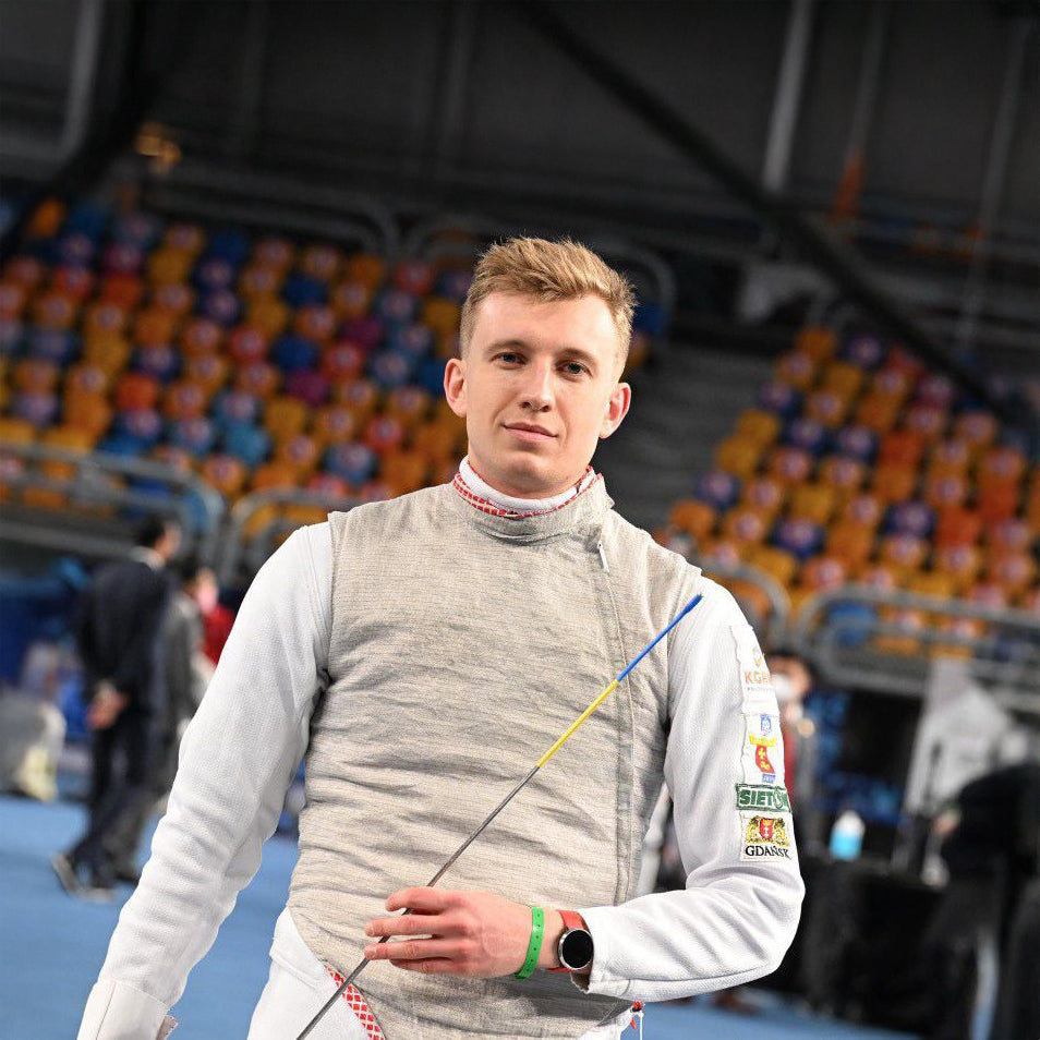 Michał Siess - szermierz - Ambasador Puromedica
