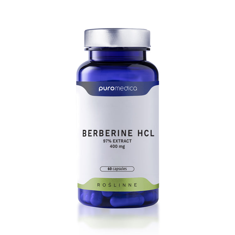 Berberine HCl in capsule form - Puromedica