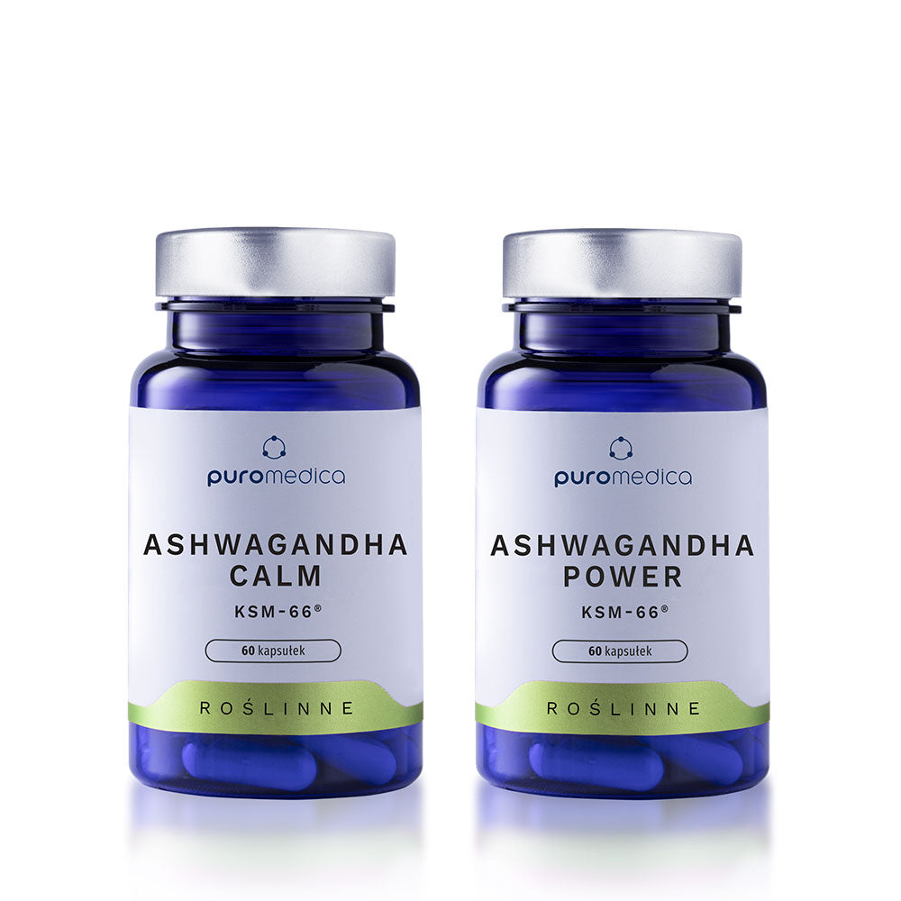 Pakiet Ashwagandha CALM + POWER - Puromedica #