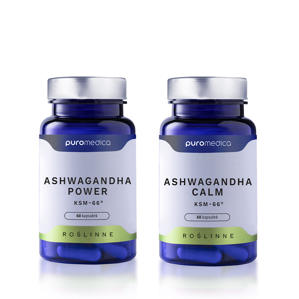 Pakiet Ashwagandha Power & Calm w kapsułkach - Puromedica