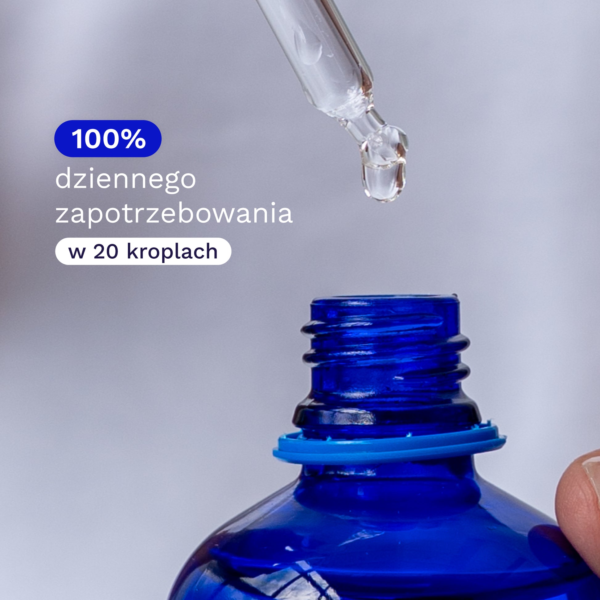 Cynk NUION - 100% dziennego zapotrzebowania w 20 kroplach