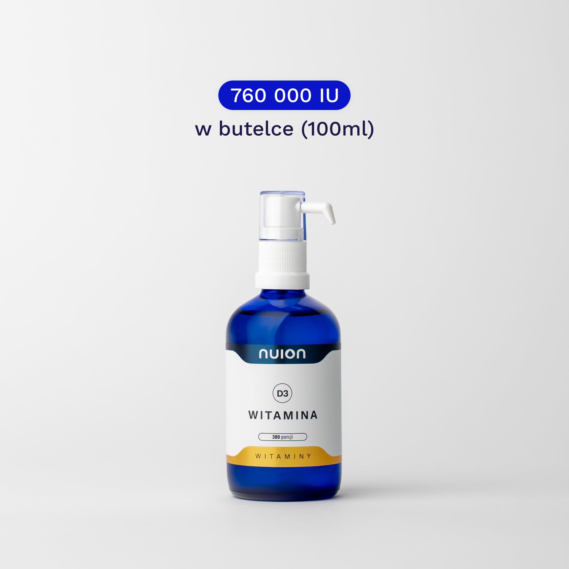 Witamina D3 NUION - 760 000 IU w butelce (100ml)