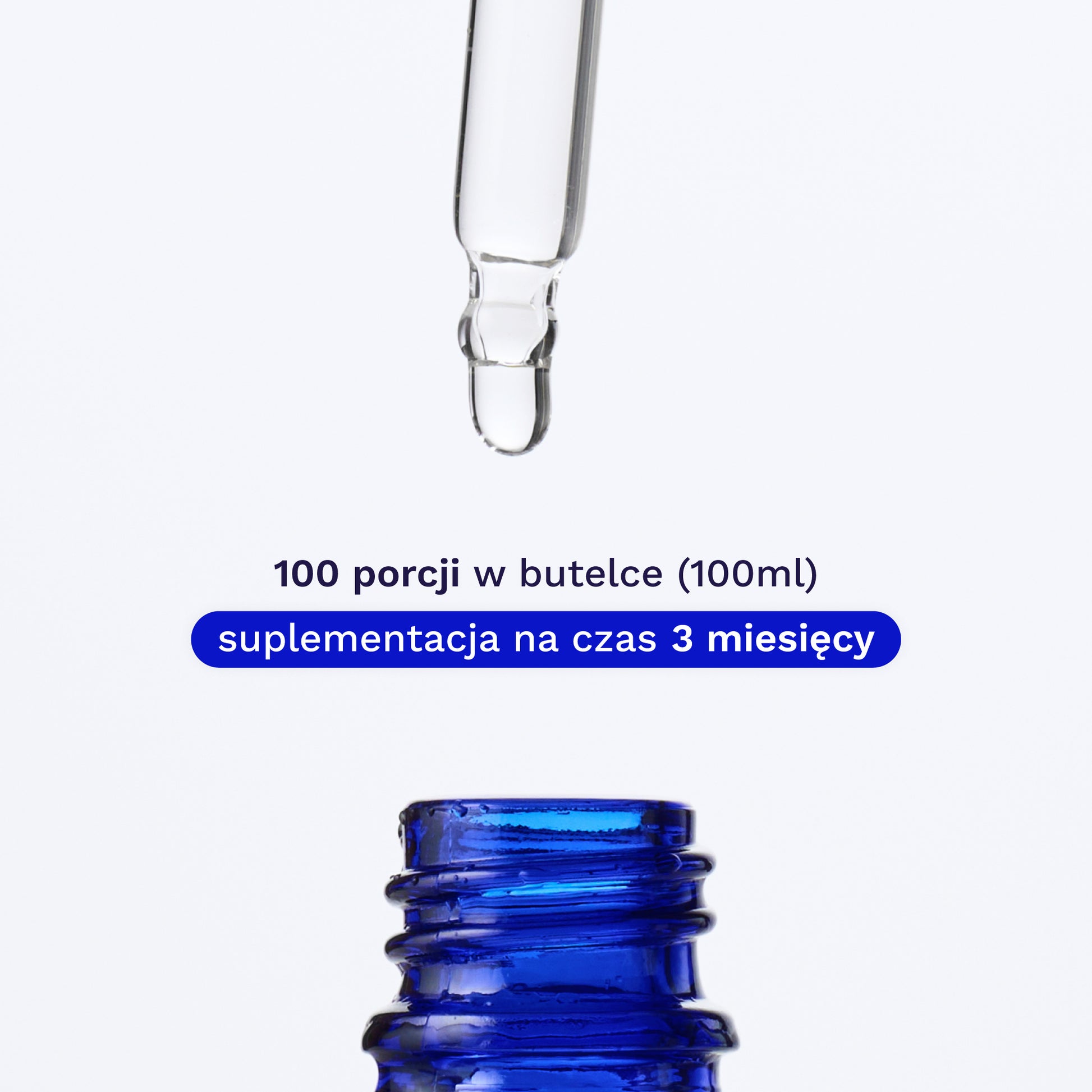 Magnez NUION - 100 porcji w butelce (100ml) - suplementacja na czas 3 miesięcy