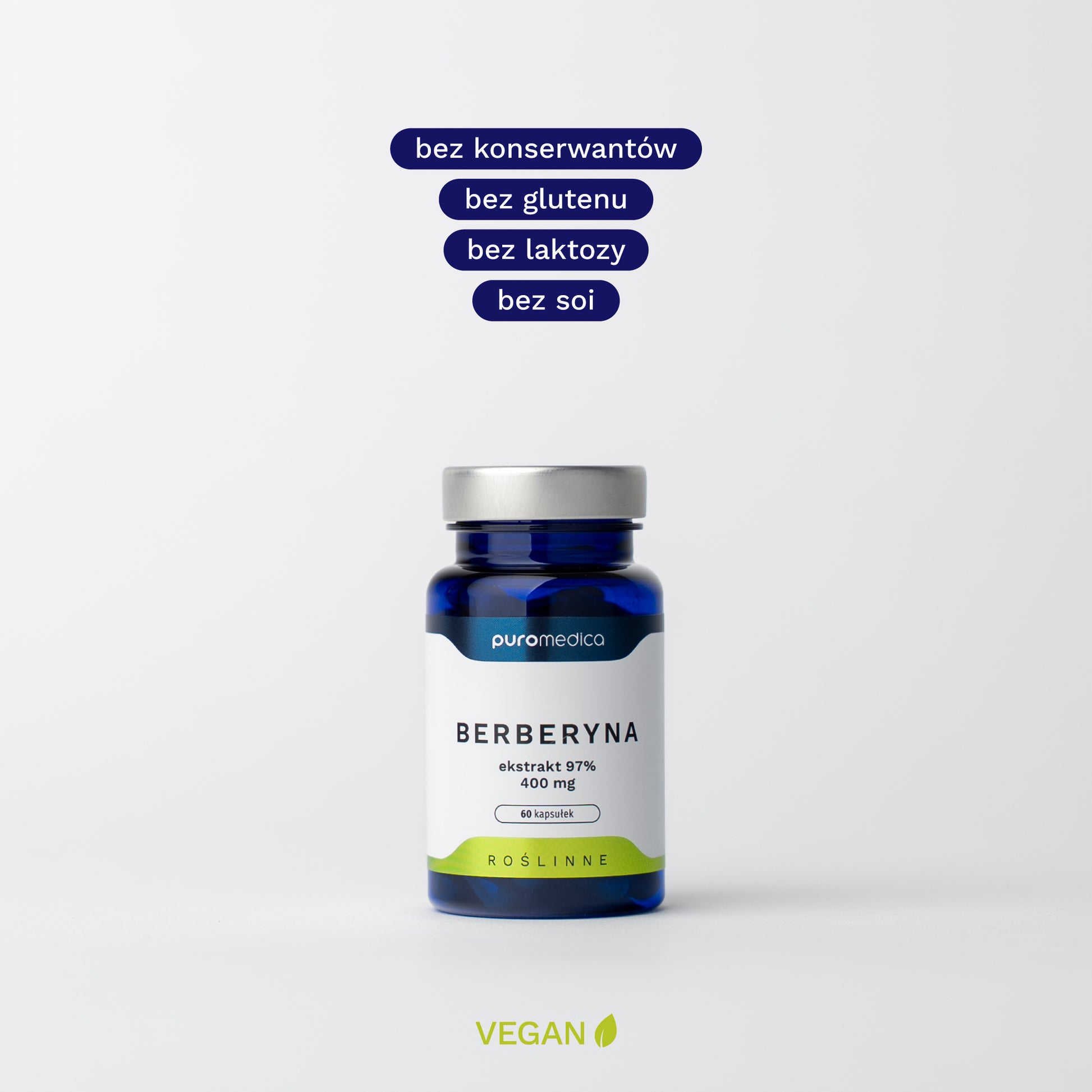 Berberyna HCL - produkt odpowiedni dla wegan