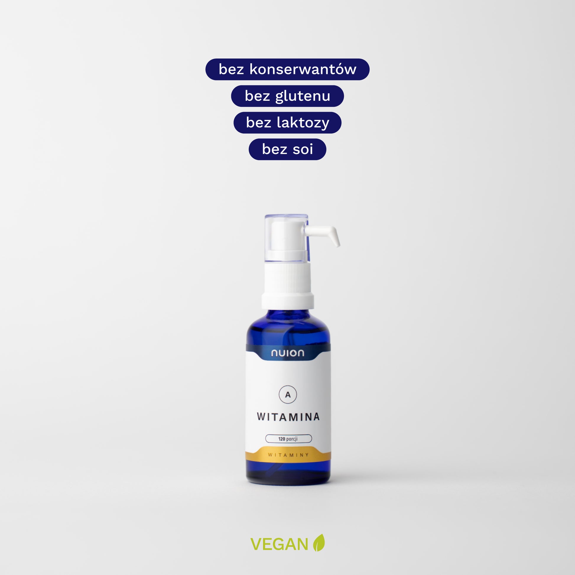 Witamina A NUION odpowiednia dla wegan - Puromedica