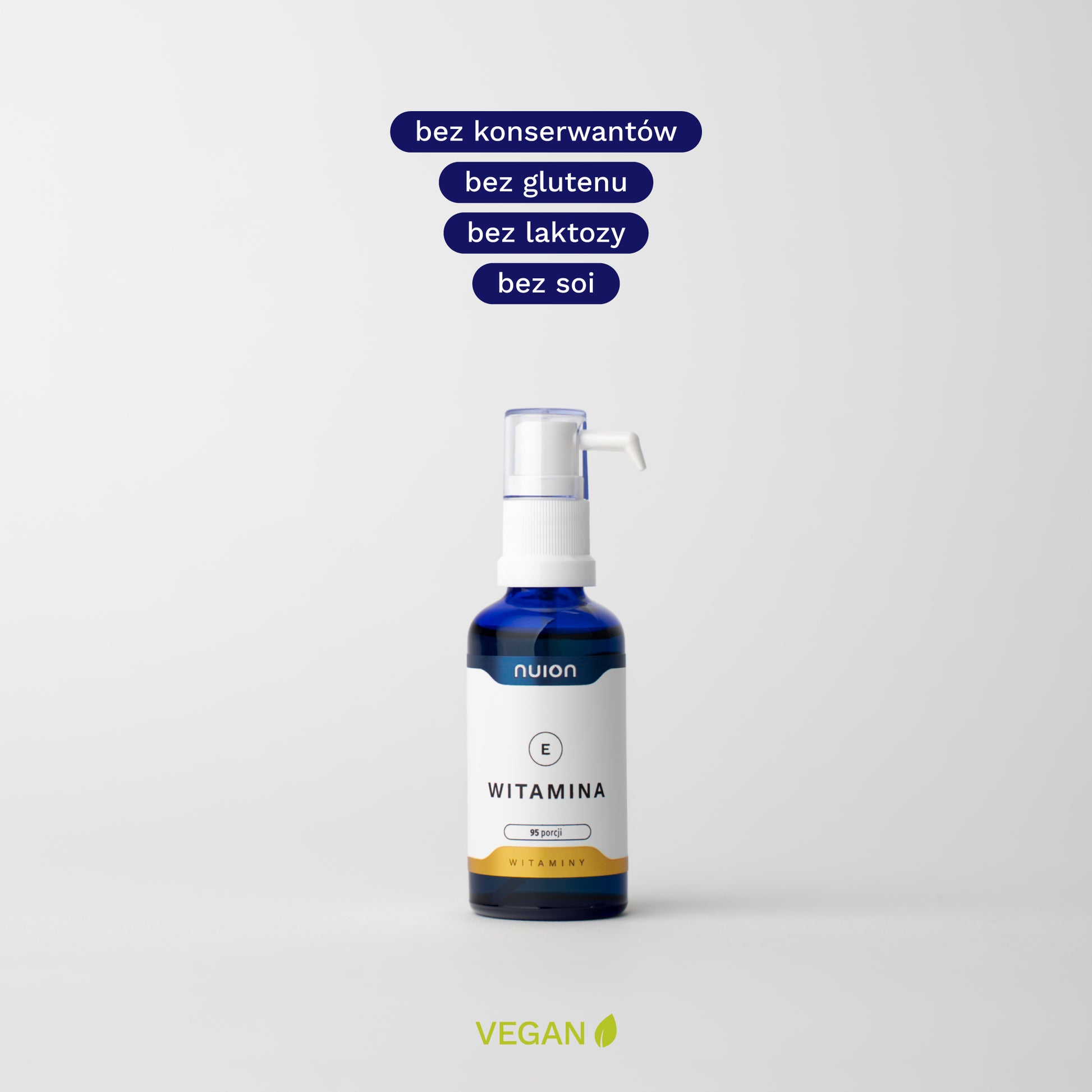 Witamina E NUION odpowiednia dla wegan - Puromedica