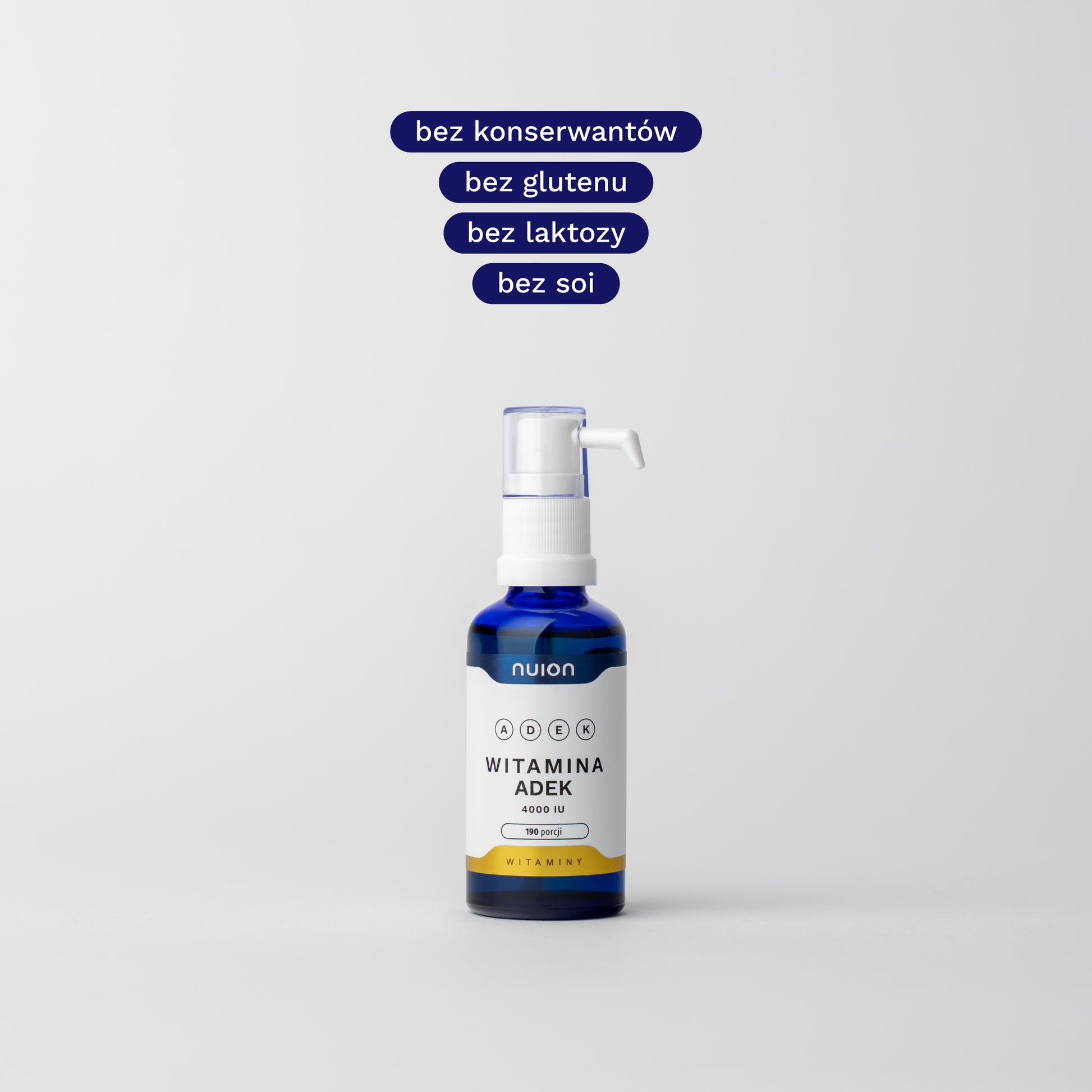 Witamina ADEK NUION - odpowiedni dla wegetarian - Puromedica 