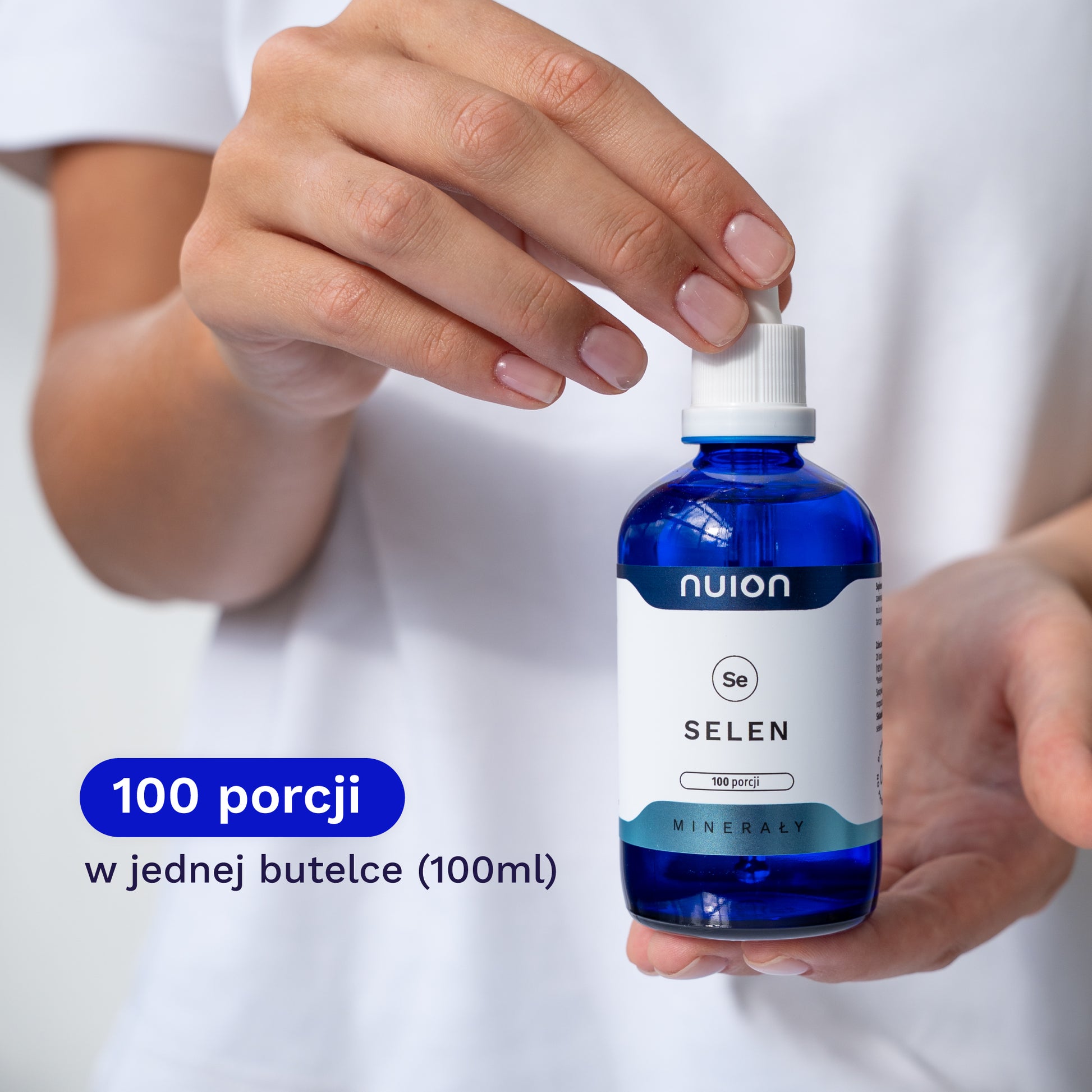 Selen NUION - 100 porcji w jednej butelce (100ml)