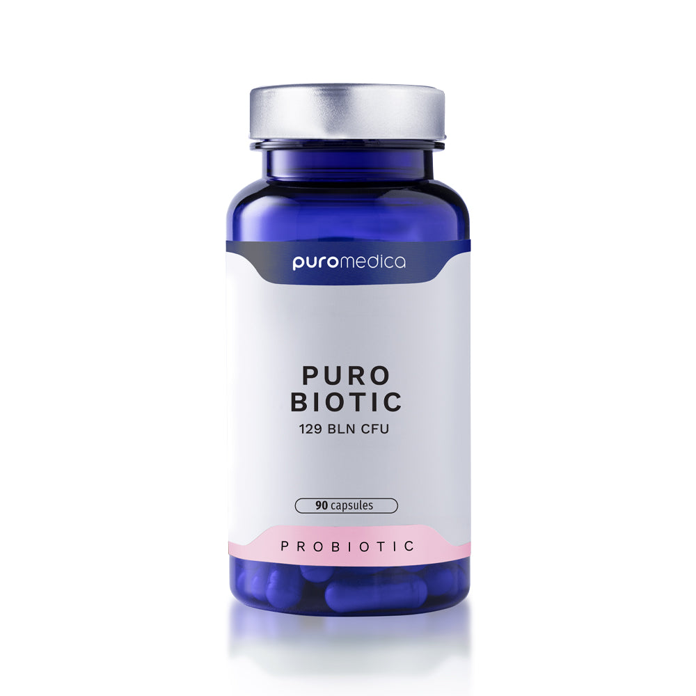 Puro Biotic in capsule form - no preservatives, gluten-free, lactose-free, vegan - Puromedica