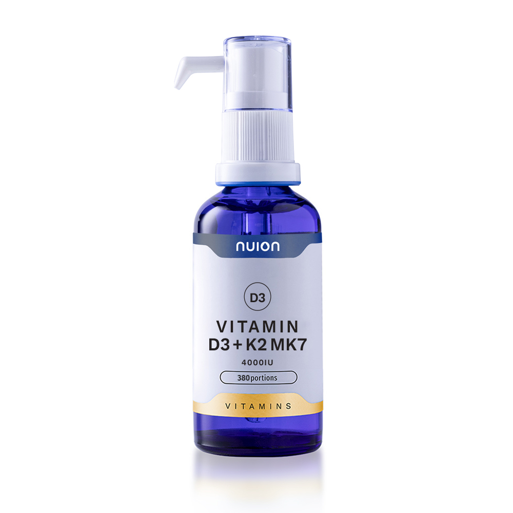 NUION Vitamin D3K2MK7 4000 IU 