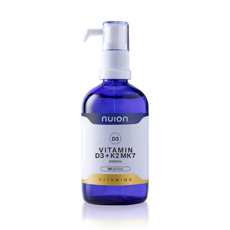 NUION Vitamin D3K2MK7 2000 IU